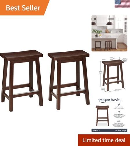Comfortable walnut saddle seat - comfortable,