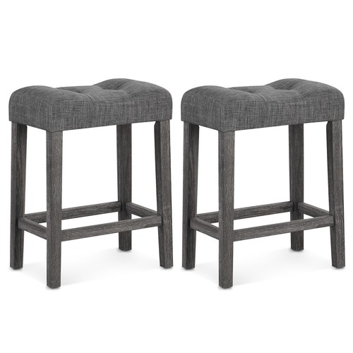 Saddle bar stools set 2 - bar,