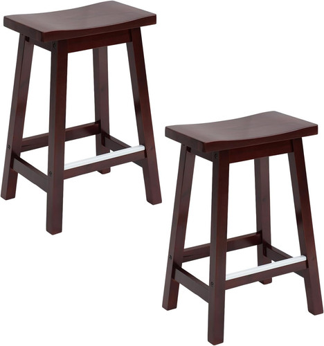 Set solid wooden saddle - set,