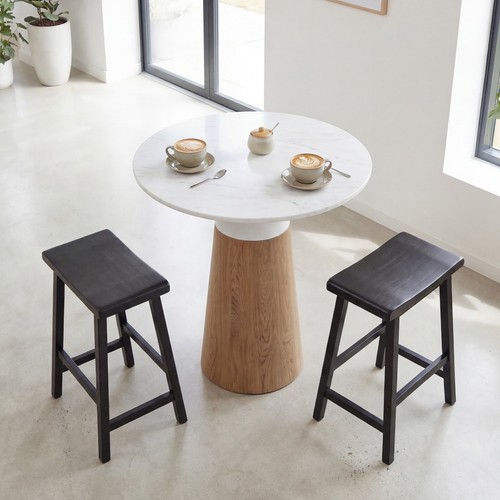 Solid saddle bar stools - solid,