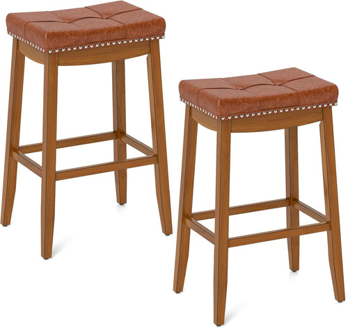 Saddle bar stools set 2 - stools,
