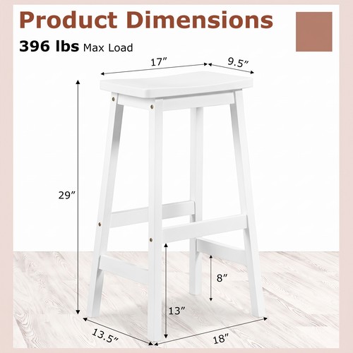 Saddle seat counter - saddle-seat, height