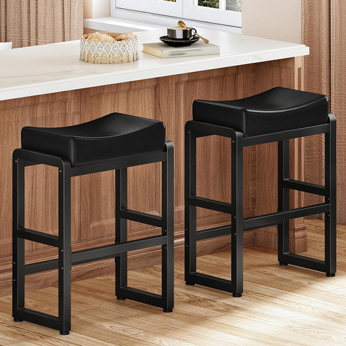 Set saddle bar stools - 2,