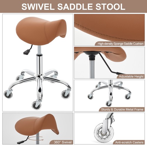 Saddle stool with versatile - saddle, &