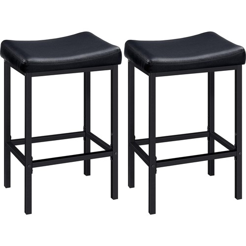 Chic saddle counter stools set - saddle,