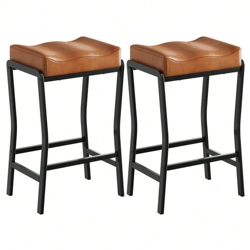 Set faux leather saddle - faux,